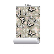 Load image into Gallery viewer, Butterflies Peel &amp; Stick Wallpaper N015135
