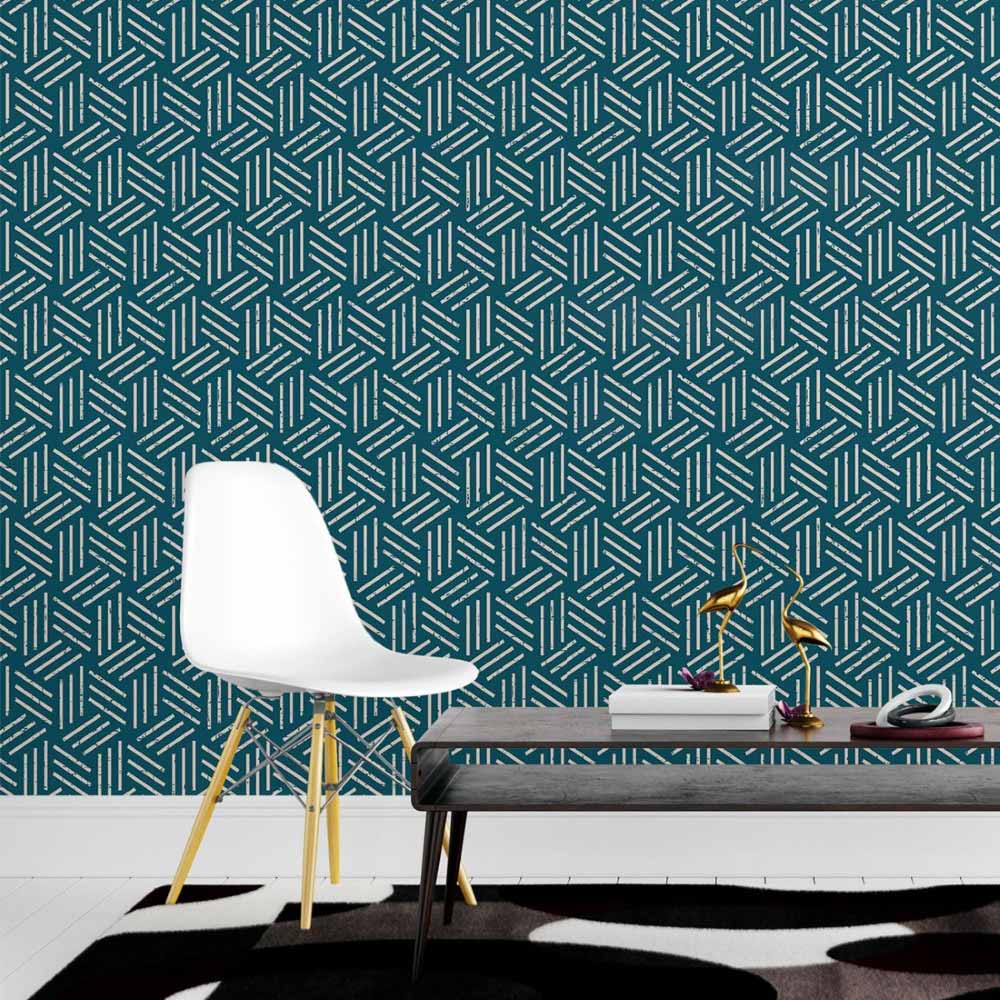 Abstract Stripes Peel & Stick Wallpaper N015136