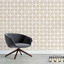 Load image into Gallery viewer, Geometric Grid Peel &amp; Stick Wallpaper N015145
