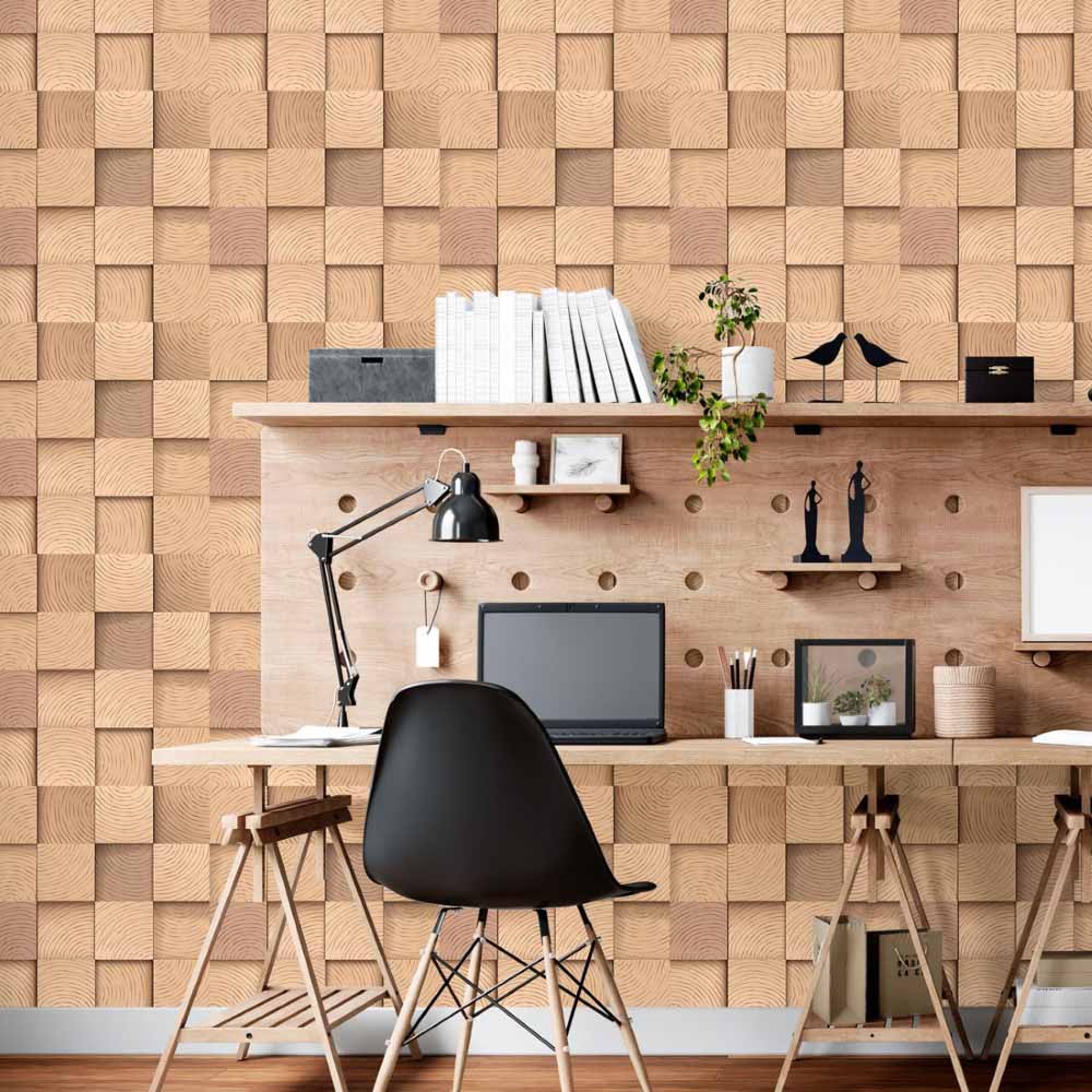 Geometric Hive Peel & Stick Wallpaper N015156