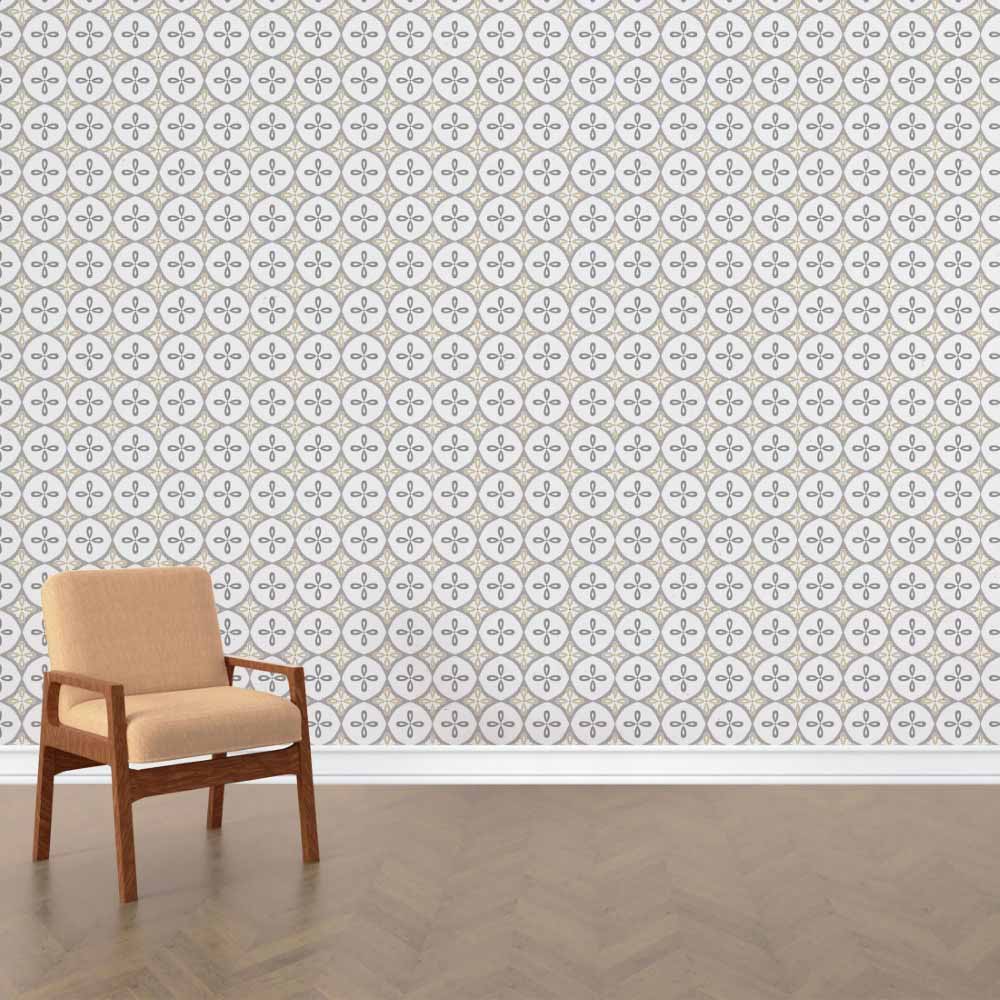 Abstract Tile Peel & Stick Wallpaper N015176