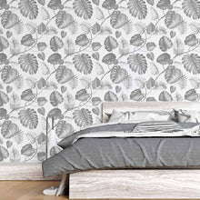 Load image into Gallery viewer, Tropical Leaves Peel &amp; Stick Wallpaper N015187
