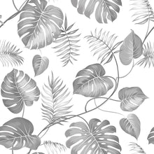 Load image into Gallery viewer, Tropical Leaves Peel &amp; Stick Wallpaper N015187
