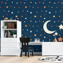 Load image into Gallery viewer, Polka Dots Teen Peel &amp; Stick Wallpaper N015197
