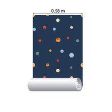 Load image into Gallery viewer, Polka Dots Teen Peel &amp; Stick Wallpaper N015197
