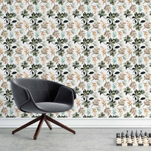 Load image into Gallery viewer, Watercolor Leaves Peel &amp; Stick Wallpaper N015200

