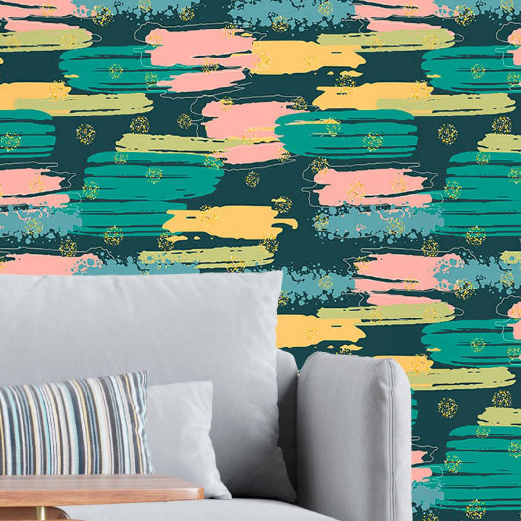 Abstract Peel & Stick Wallpaper N016013