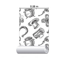 Load image into Gallery viewer, Abstract Leaves Peel &amp; Stick Wallpaper N016016
