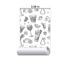 Load image into Gallery viewer, Abstract Leaves and Flowers Peel &amp; Stick Wallpaper N016030
