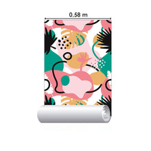 Load image into Gallery viewer, Abstract Leaves Peel &amp; Stick Wallpaper N016039
