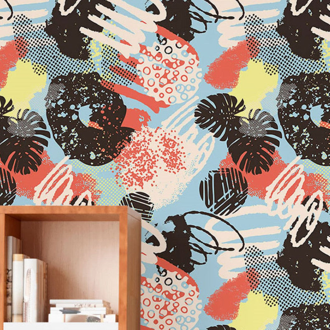 Abstract Peel & Stick Wallpaper N016044