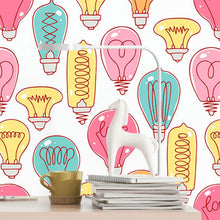 Load image into Gallery viewer, Colorful Lamps Peel &amp; Stick Wallpaper N016056
