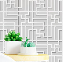 Load image into Gallery viewer, Geometric Cubes Peel &amp; Stick Wallpaper N016005
