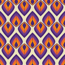 Load image into Gallery viewer, Retro Colorful Peacock Feathers Peel &amp; Stick Wallpaper N016065
