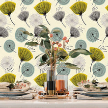 Load image into Gallery viewer, Dandelion Abstract Peel &amp; Stick Wallpaper N017030
