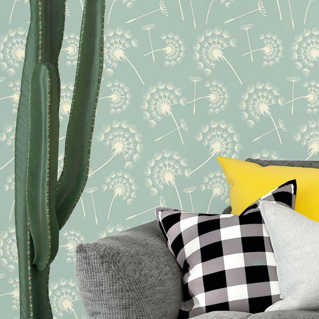 Floral Dandelion Peel & Stick Wallpaper N017031