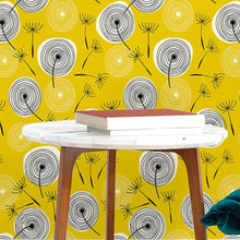 Load image into Gallery viewer, Dandelion Abstract Peel &amp; Stick Wallpaper N017032
