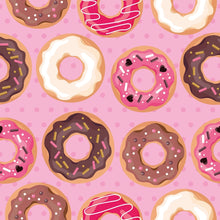Load image into Gallery viewer, Donuts Polka Dots Pink Peel &amp; Stick Wallpaper N017040
