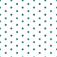 Load image into Gallery viewer, Blue Polka Dots Peel &amp; Stick Wallpaper N04010
