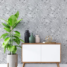 Load image into Gallery viewer, Leaves To Color Peel &amp; Stick Wallpaper N04032
