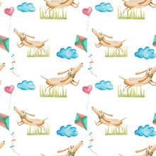 Load image into Gallery viewer, Dog Pipa Peel &amp; Stick Wallpaper N04048
