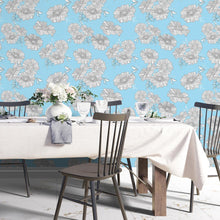 Load image into Gallery viewer, Floral Blue Peel &amp; Stick Wallpaper N04065
