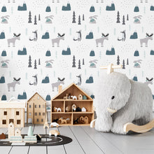 Load image into Gallery viewer, Winter Peel &amp; Stick Wallpaper N04090
