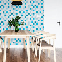 Load image into Gallery viewer, Tile Tables Tile Tablets Tessellation Style Tessellation Style Blue Peel &amp; Stick Wallpaper N04094
