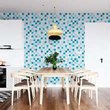 Load image into Gallery viewer, Tile Tables Tile Tablets Tessellation Style Tessellation Style Blue Peel &amp; Stick Wallpaper N04094
