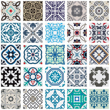 Load image into Gallery viewer, Delft Tile Vintage Peel &amp; Stick Wallpaper N04097
