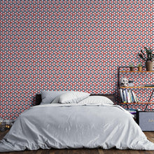 Load image into Gallery viewer, Geometric Compass Stars Peel &amp; Stick Wallpaper N04101
