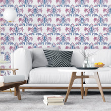 Load image into Gallery viewer, Floral Damask Retro Peel &amp; Stick Wallpaper N04115

