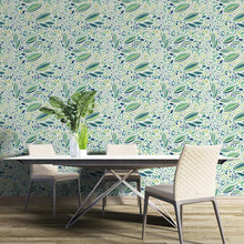 Load image into Gallery viewer, Green Leaves Peel &amp; Stick Wallpaper N04119
