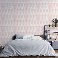 Load image into Gallery viewer, Geometric Plaid Peel &amp; Stick Wallpaper N04134
