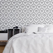 Load image into Gallery viewer, Lily Damask Peel &amp; Stick Wallpaper N04151
