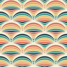 Load image into Gallery viewer, Colorful Mermaid Tail Peel &amp; Stick Wallpaper N04158
