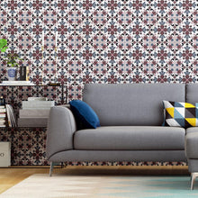 Load image into Gallery viewer, Tile Damask Peel &amp; Stick Wallpaper N04166

