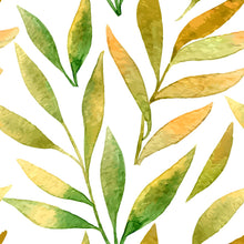 Load image into Gallery viewer, Tropical Watercolor Leaves Peel &amp; Stick Wallpaper N04169
