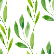 Load image into Gallery viewer, Tropical Watercolor Leaves Peel &amp; Stick Wallpaper N04173
