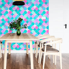 Load image into Gallery viewer, Colorful Retro Peel &amp; Stick Wallpaper N04196
