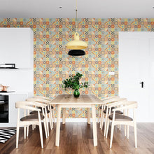 Load image into Gallery viewer, Warm Color Tile Retro Peel &amp; Stick Wallpaper N04218
