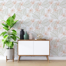 Load image into Gallery viewer, Tropical Leaves Peel &amp; Stick Wallpaper N04226
