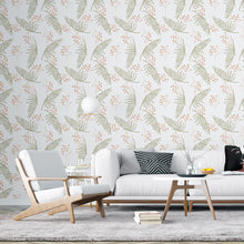 Load image into Gallery viewer, Tropical Leaves Peel &amp; Stick Wallpaper N04229
