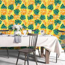 Load image into Gallery viewer, Orange Leaves Peel &amp; Stick Wallpaper N04257
