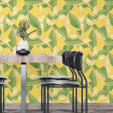 Load image into Gallery viewer, Pineapple Leaves Peel &amp; Stick Wallpaper N04259
