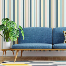 Load image into Gallery viewer, Stripes Peel &amp; Stick Wallpaper N04268
