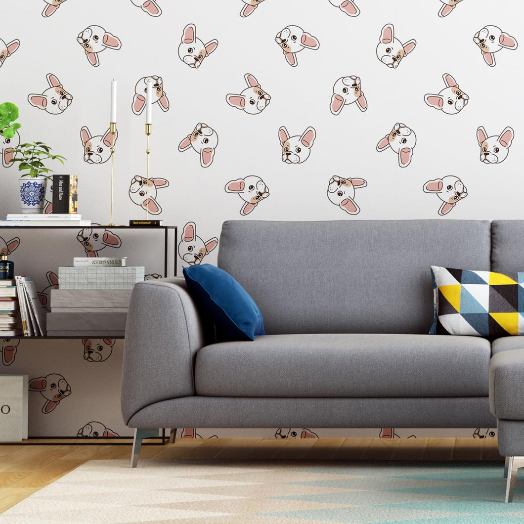 Bulldog Peel & Stick Wallpaper N04270