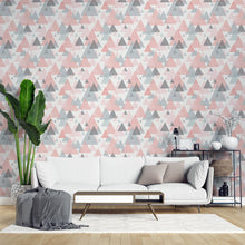 Load image into Gallery viewer, Geometrics Triangles Peel &amp; Stick Wallpaper N04283
