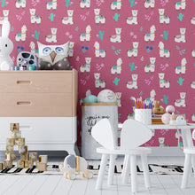 Load image into Gallery viewer, Llama Peel &amp; Stick Wallpaper N04296
