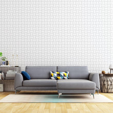 Load image into Gallery viewer, Grey Puzzles Peel &amp; Stick Wallpaper N04298
